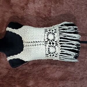 Forever 21 Crochet Cropped Tank